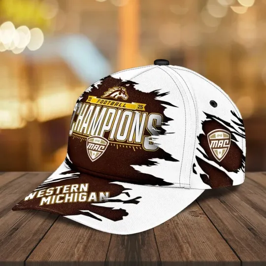 Discover Michigan Broncos 2025 MAC Football Champions Classic Cap