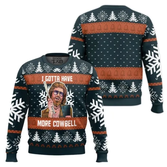 Discover I Gotta Have More Cowbell Saturday Night Live Ugly Christmas Sweater All Sizes