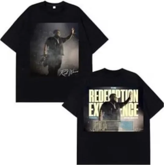 Discover Rod Wave The Redemption Experience Tour 2025 T-shirt