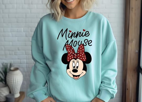 Discover Comfort Colors Classic Minnie Mouse Pose Shirt, Minnie Sweatshirt