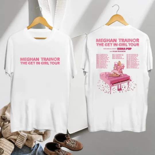 Discover Meghan Trainor Graphic Shirt, Meghan Trainor Tour 2026 Unisex T-Shirt