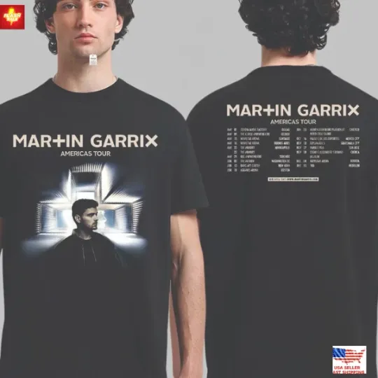 Discover Trending Martin Garrix Americas Tour 2026 City Dates Two Sided T-Shirt