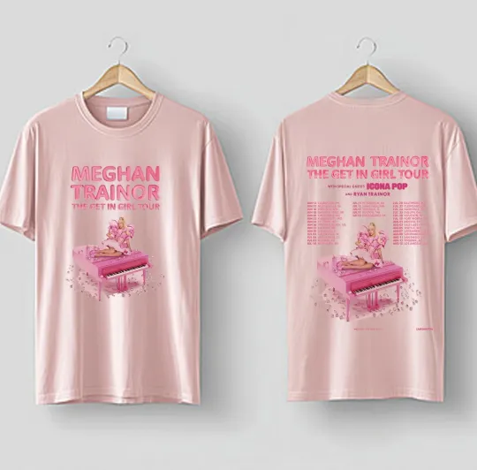 Discover Meghan Trainor The Get In Girl Tour 2026 North America  T-shirt