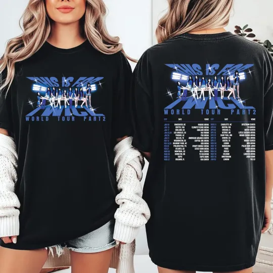 Discover Twice This Is For Concert Part 2 T-shirt Twice World Tour in North America Shirt