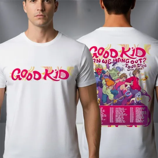 Discover Good Kid Band Can We Hang Out Tour 2026 Schedule Tour Dates Unisex T-Shirt