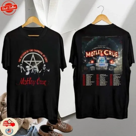 Discover Mötley Crüe Announces 2026 North American Tour T-shirt