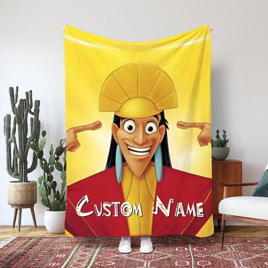 Discover Emperors New Groove Kuzco Llama Blanket, Disney Kuzco Llama Blanket, Funny Disney Birthday Blanket, Adventure Movie Decor Blanket