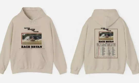 Discover Bryan With Heaven On Tour 2026 Hoodie, Bryan Bull Skull Hoodie