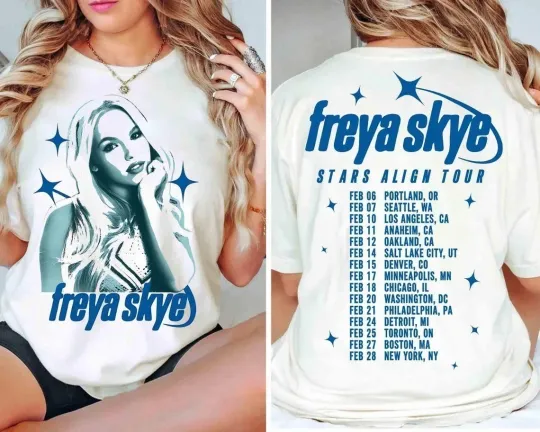 Freya Skye Silent Treatment T-Shirt Stars Align Tour 2026 Festival