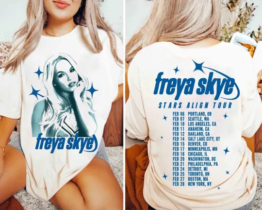 Freya Skye Silent Treatment T-Shirt Stars Align Tour 2026