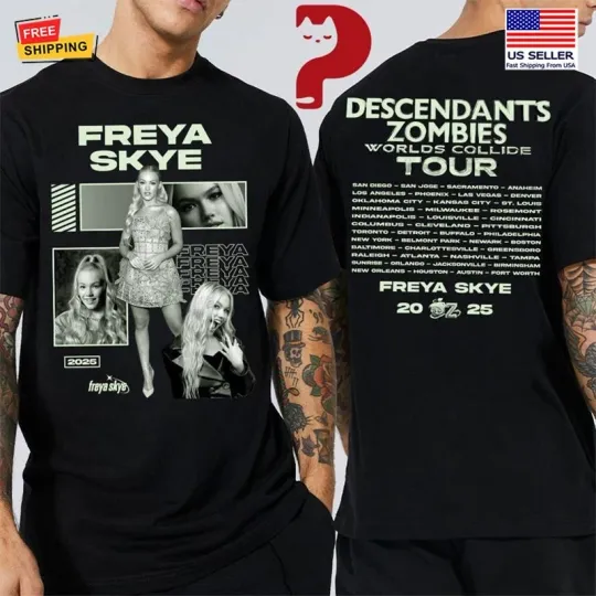 Discover Freya Skye Merch Tee Shirt, Concert Graphic T-Shirt, Unisex Fan Apparel Gifts