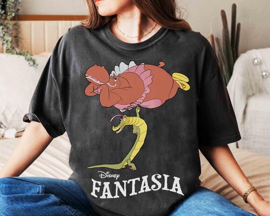 Discover Walt Disney Fantasia Hyacinth Hippo and Ben Ali Shirt, Mickey Sorcerer T-Shirt, Disneyland Family Matching Holiday Vacation 2025 Trip