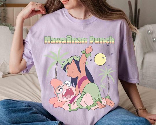 Discover Retro Lilo & Stitch Hawaiian Punch T-Shirt, Disney Lilo and Stitch 2025 Tee, Magic Kingdom Disney Vacation T-Shirt