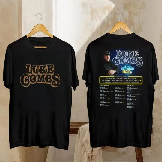 Discover 2026 Lukee Comb My Kinda Saturday Night Tour T-Shirt, Lukee Comb Tour Merch
