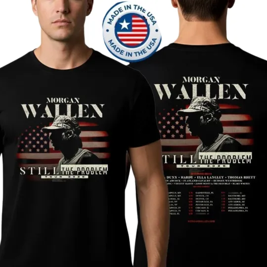 Discover Wallen Western Still The Problem Tour 2026 Schedule Tour Dates T-SHIRT