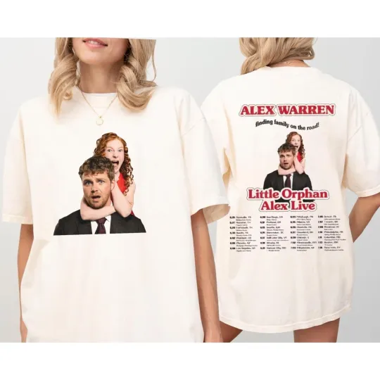 Discover Vintage Alex Warren 2026 Tour T-Shirt – Concert Music Fan Tee