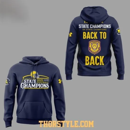 Louisiana Football Champions 2025 Hoodie Cougars 3D All Over Print