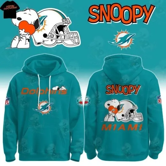 Discover Dolphins Football Snoop All Over Print 3D Hoodie