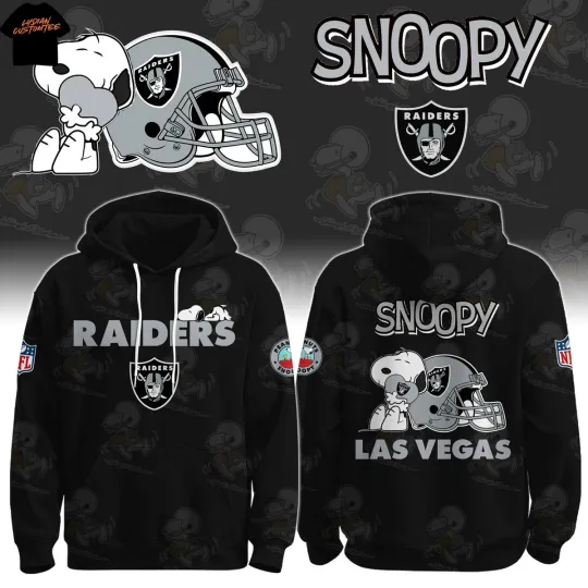 Raiders Football Snoop All Over Print 3D Hoodie