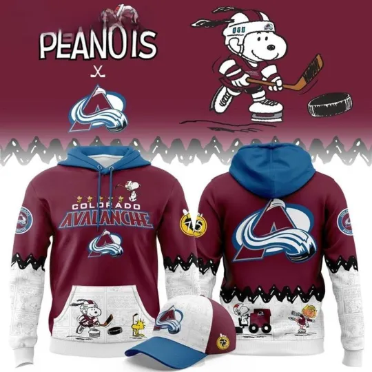 Discover Avalanche x Peanuts Night Special Hoodie Shirt