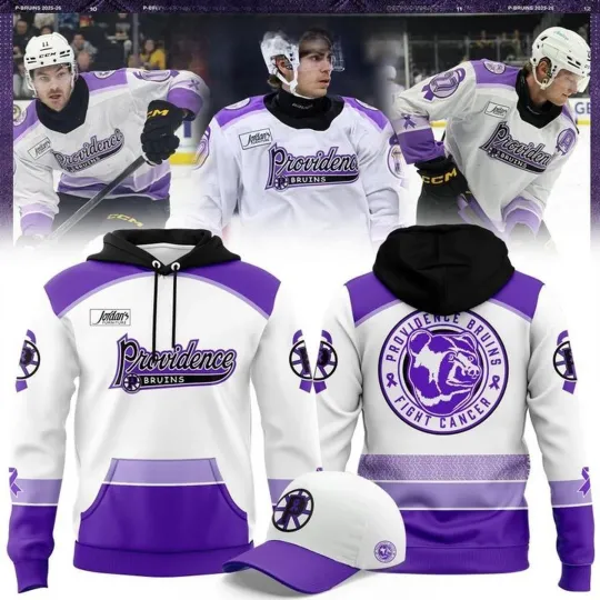 Discover Providence Hockey Fight Cancer 2025 Hoodie