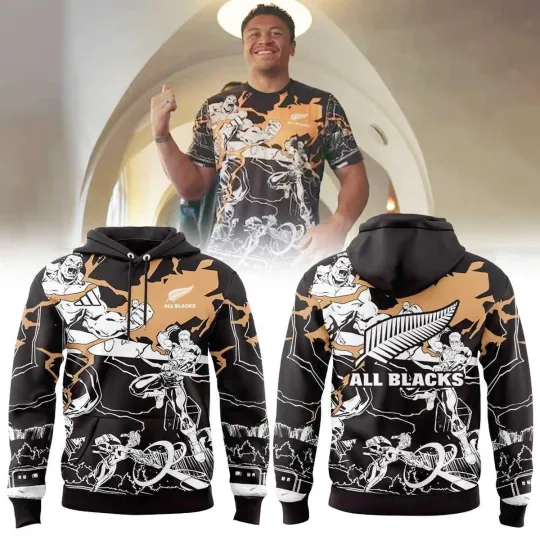 Discover All Blacks Field Of Marvel Captains Hoodie