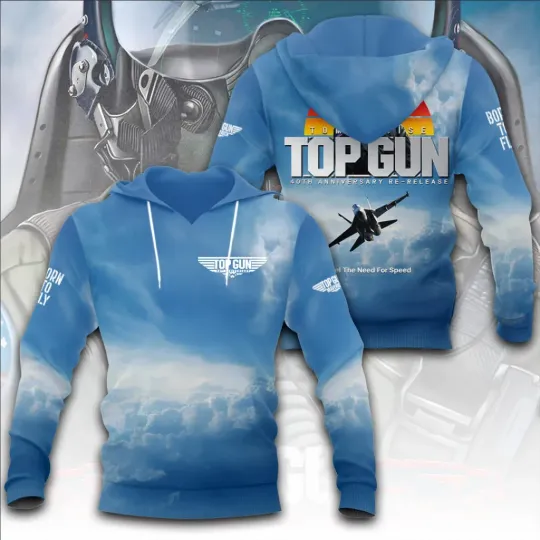 Discover Top Gun 40th Anniversary 2026 3D Apparel