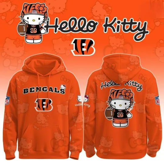 Bengals x Hello Kitty Special Edition Hoodie