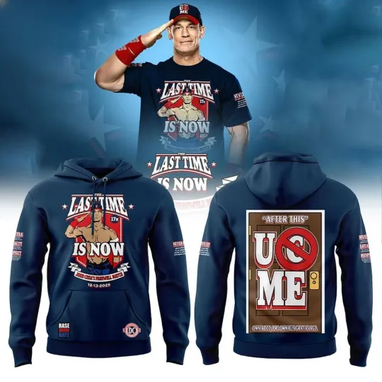 Discover J.Cena The Last Time Is Now Farewell Hoodie