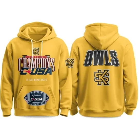 Discover Kennesaw State Football Champions 2025 Hoodie