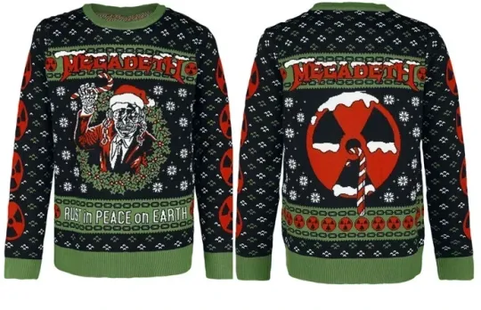 Holiday Sweater Christmas band Megadeth All Size Hot