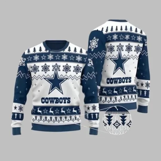 RARE! HOT NEW 2025 Dallas Cowboys Ugly Christmas