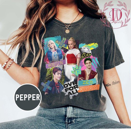Discover Disney Channel Zombies 4 Movie Characters T-Shirt