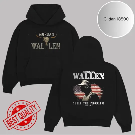 Discover 2026 Wallen Still The Problem Tour Hoodie Country Tour Merch