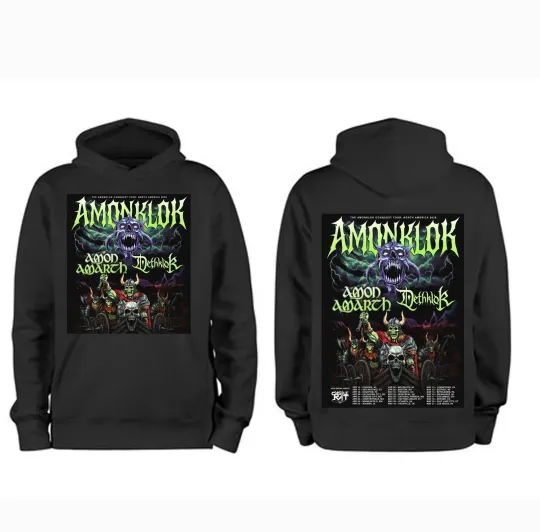Amon Amarth and Dethklok Announce 2026 North American Tour Hoodie