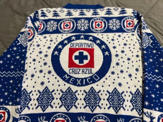 Discover Liga MX Cruz Azul Ugly Sweater navidad 🎄 Hot Sale