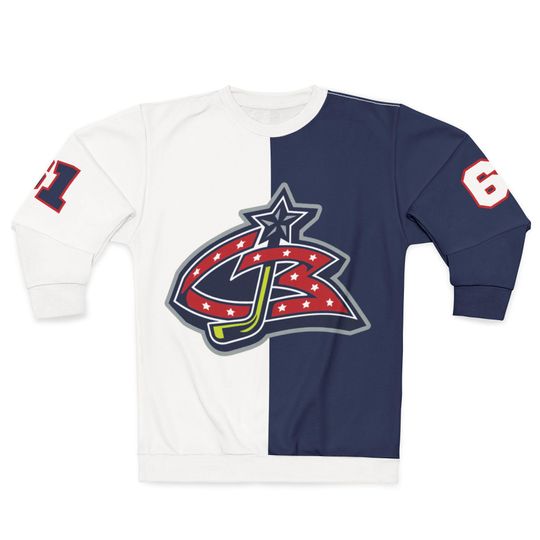 Discover Rick Nash Vintage Columbus Hockey Sweater - Retro Sports Sweatshirt, Gift for Hockey Fans, Athletic Apparel, Hockey Team