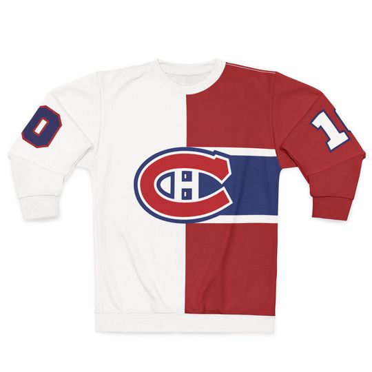 Discover Guy Lafleur Montreal Hockey Sweater - Retro Sports Sweatshirt, Gift for Hockey Fans, Athletic Apparel, Hockey Team