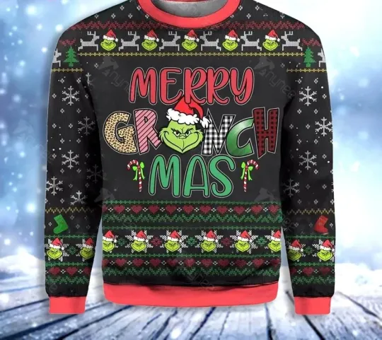 Discover Rare! funny character Face Funny Ugly Christmas Sweater- Christmas Gifts 2025