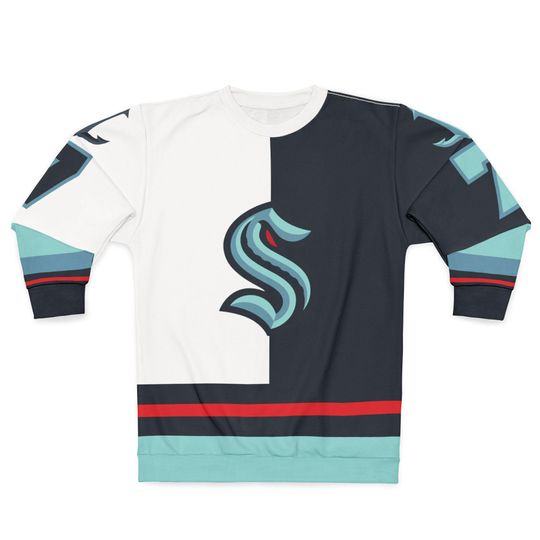 Discover Jordan Eberle Seattle Hockey Sweater - Retro Sports Sweatshirt, Gift for Hockey Fans, Athletic Apparel, Hockey Team