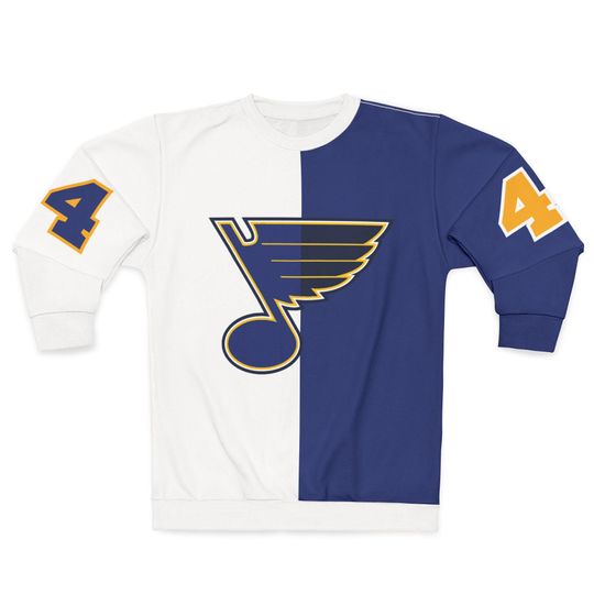 Chris Pronger St. Louis Hockey Sweater - Retro Sports Sweatshirt, Gift for Hockey Fans, Athletic Apparel, Hockey Team