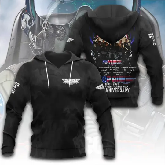 Top Gun 40th Anniversary 2026 3D Hoodie