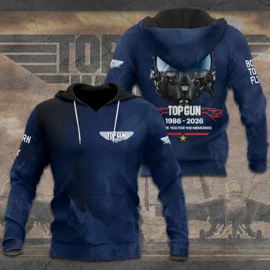 Discover Top Gun 40th Anniversary 2026 3D Apparel –  9379
