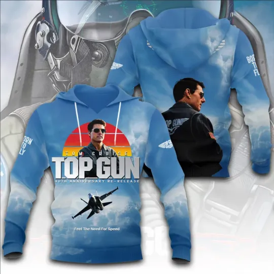 Discover Top Gun 40th Anniversary 2026 3D Apparel –  19385