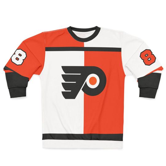 Discover Eric Lindros Philadelphia Hockey Sweater - Retro Sports Sweatshirt, Gift for Hockey Fans, Athletic Apparel, Hockey Team