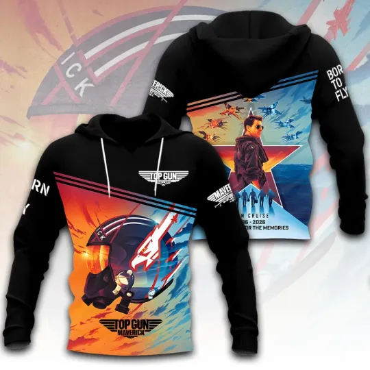 Discover Top Gun 40th Anniversary 2026 3D Apparel –  19380