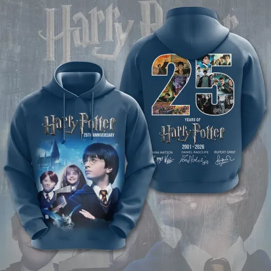 Harry Potter 25th Anniversary 3D Hoodie