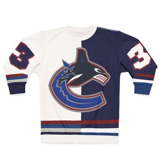 Discover Henrik Sedin Hockey Sweater - Retro Sports Sweatshirt, Gift for Hockey Fans, Athletic Apparel, Hockey Team