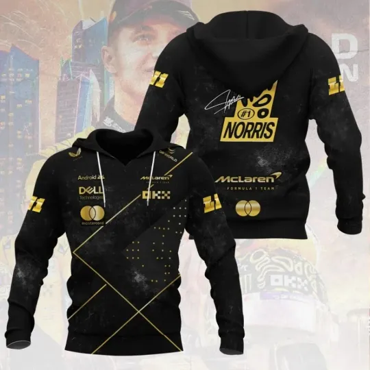 Lando Norris 2025 World Champion 3D Hoodie