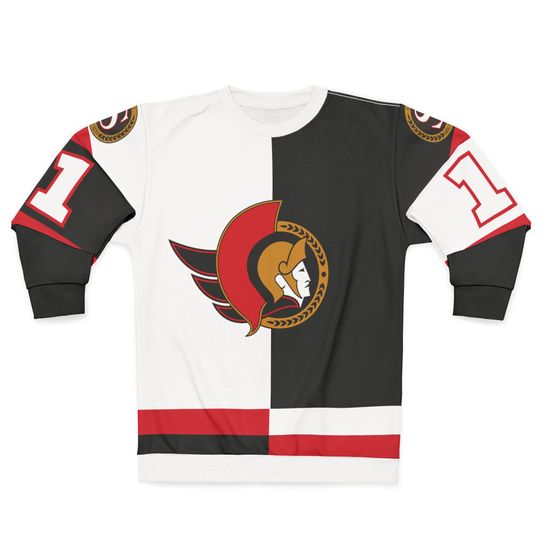 Discover Daniel Alfredsson Ottawa Hockey Sweater - Retro Sports Sweatshirt, Gift for Hockey Fans, Athletic Apparel, Hockey Team